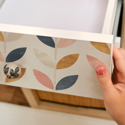 Papel pintado para mueble Patrón de hojas
