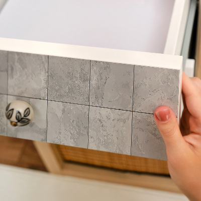 Pegatina para mueble Azulejos grises