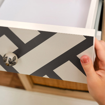 Papel adhesivo para mueble Trenza sencilla