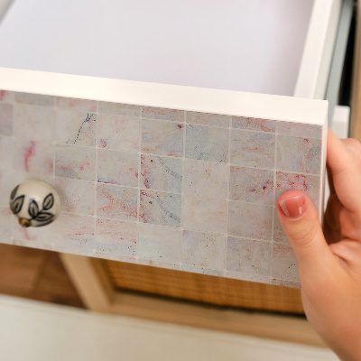 Papel pintado para mueble Mosaico en tonos pastel