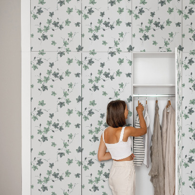 Vinilo adhesivo para mueble Hojas de hiedra