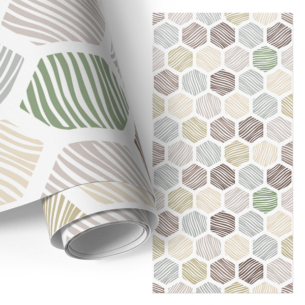 Pegatina para mueble Mosaico hexagonal