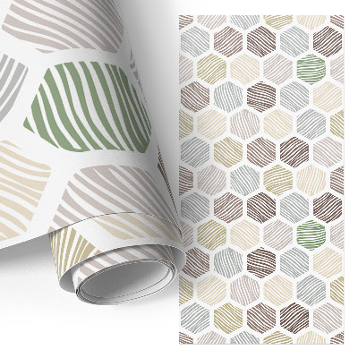 Pegatina para mueble con diseño de mosaico hexagonal