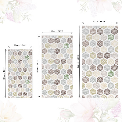 Pegatina para mueble Mosaico hexagonal