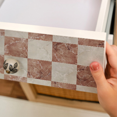 Vinilo adhesivo para mueble Rejilla de mármol