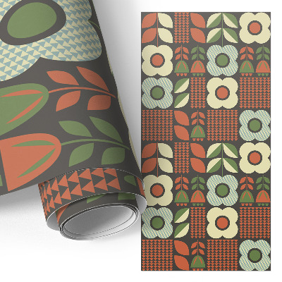 Pegatina para mueble Folclore de las flores