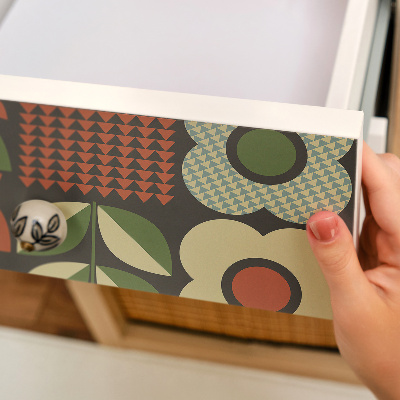 Pegatina para mueble Folclore de las flores