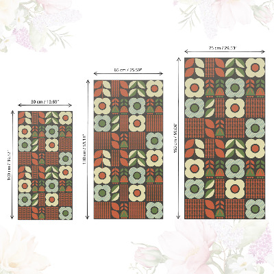 Pegatina para mueble Folclore de las flores