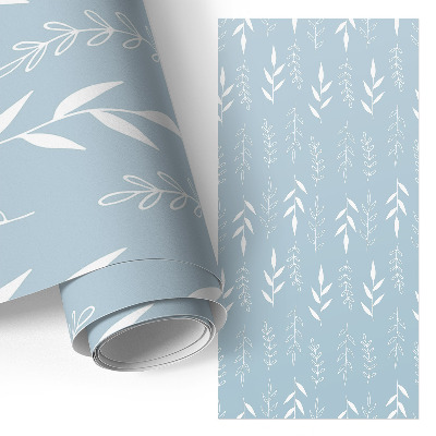 Papel para forrar mueble con motivo de hojas