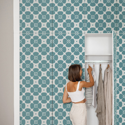 Papel pintado para mueble Geometría floral