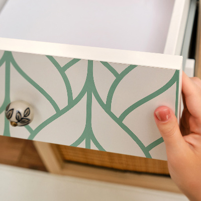 Papel adhesivo para mueble Hojas geométricas