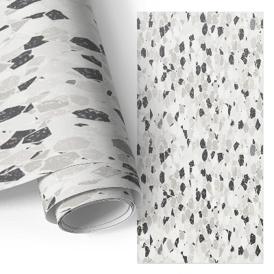 Vinilo adhesivo para mueble con diseño de mosaico abstracto