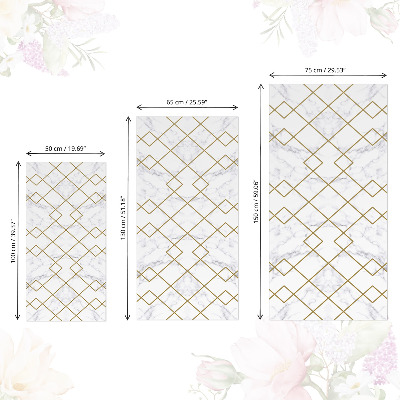 Papel pintado para mueble Geometría del mármol