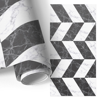 Vinilo para mueble con diseño de elegancia contrastante para renovar superficies