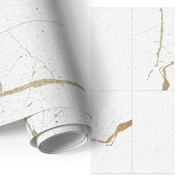 Papel adhesivo para mueble Platos blancos