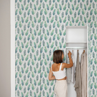 Papel para forrar mueble Hojas tropicales