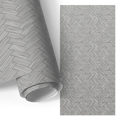 Papel para forrar mueble con motivo de trenza en color gris