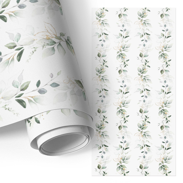 Papel adhesivo para mueble con motivo vegetal