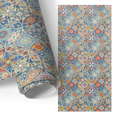 Papel adhesivo para mueble con diseño de mosaico colorido