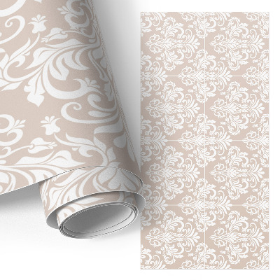 Papel adhesivo para mueble con diseño Simetría vegetal