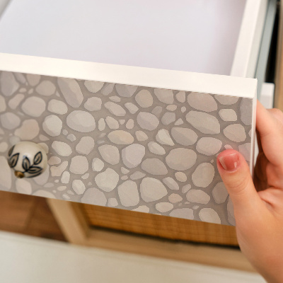 Papel pintado para mueble Mosaico de piedra