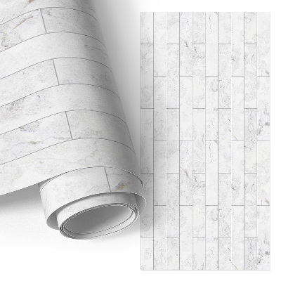 Vinilo adhesivo para mueble con diseño de ladrillos de mármol