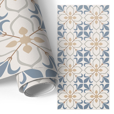 Papel para forrar mueble Flores retro