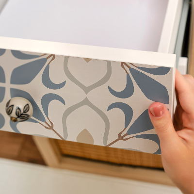 Papel para forrar mueble Flores retro