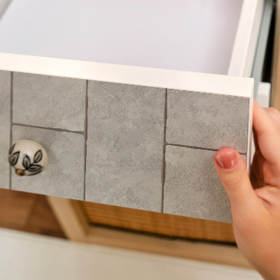 Vinilo para mueble Azulejos grises