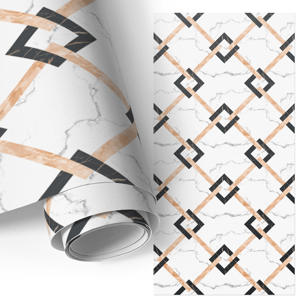 Papel para forrar mueble Trenza sobre mármol