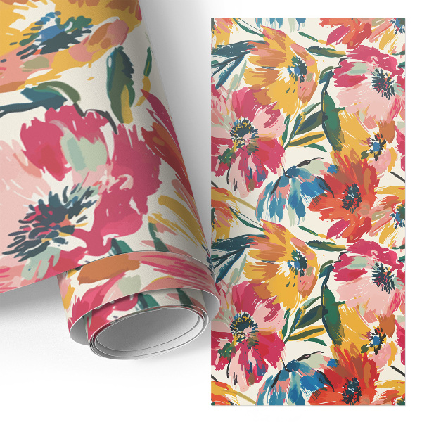 Papel pintado para mueble Caleidoscopio colorido