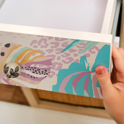 Papel adhesivo para mueble Exotismo colorido