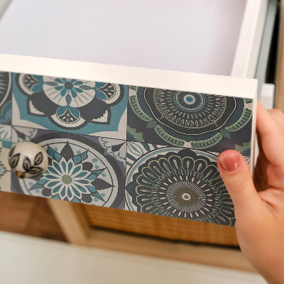 Papel para forrar mueble Azulejos de mandala