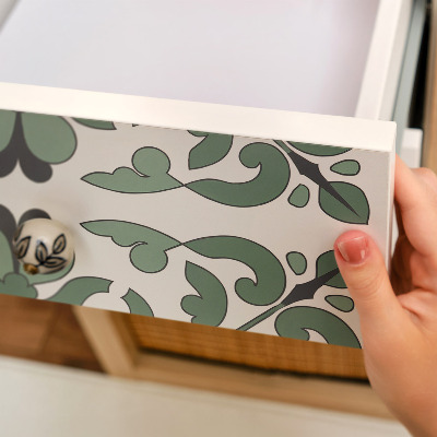 Vinilo para mueble Adorno verde