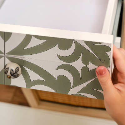 Papel adhesivo para mueble Hojas verdes