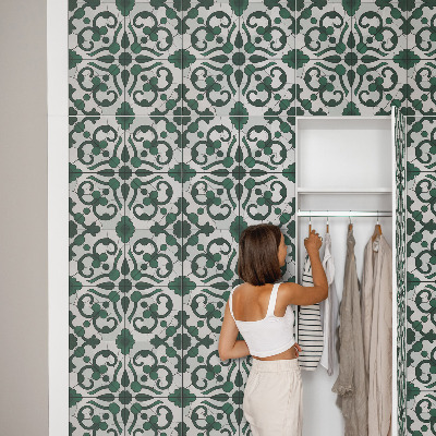 Vinilo adhesivo para mueble Adornos verdes