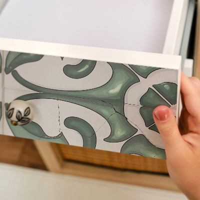 Pegatina para mueble Adornos verdes