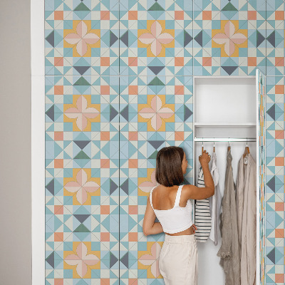 Papel para forrar mueble Mosaico geométrico