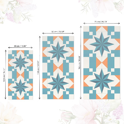 Papel pintado para mueble Baldosas de estrella