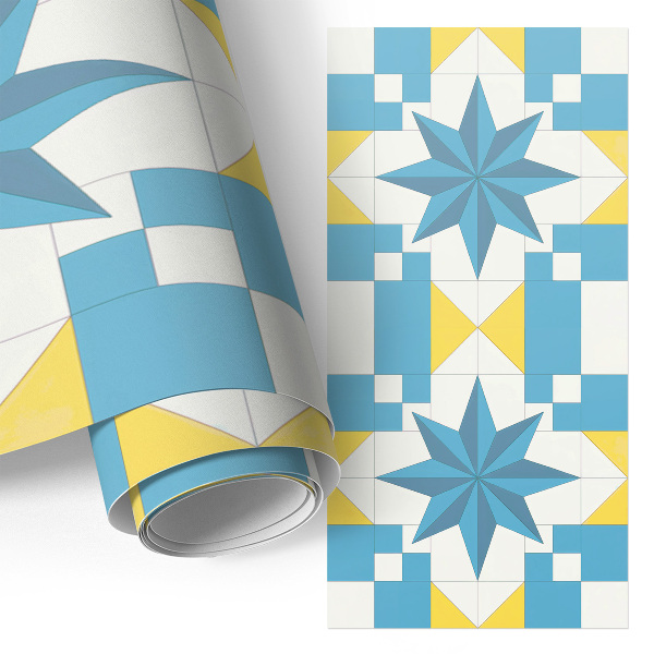 Pegatina para mueble Estrellas azules