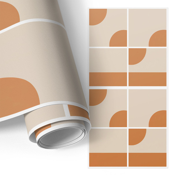 Vinilo para mueble Formas vintage