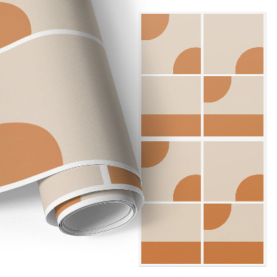 Vinilo para mueble Formas vintage