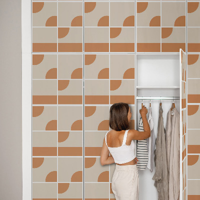 Vinilo para mueble Formas vintage