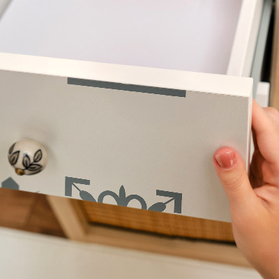 Papel para forrar mueble Azulejos geométricos