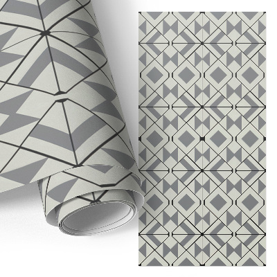 Papel adhesivo para mueble con estampado de geometría moderna