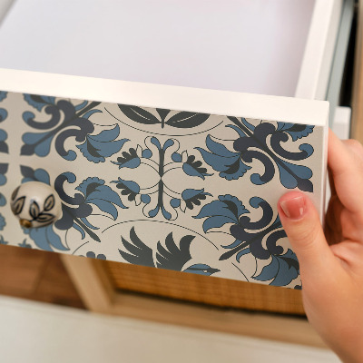 Papel adhesivo para mueble Pájaros azules