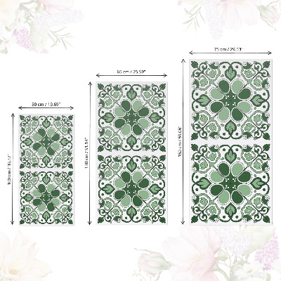 Papel para forrar mueble Azulejos verdes
