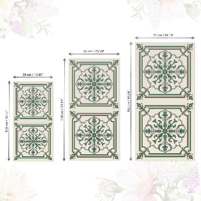 Papel adhesivo para mueble Ornamento botánico