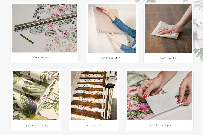 Papel adhesivo para mueble Estampado floral