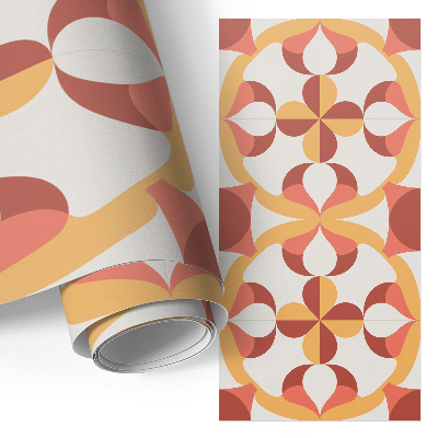 Vinilo adhesivo para mueble con diseño de arte retro